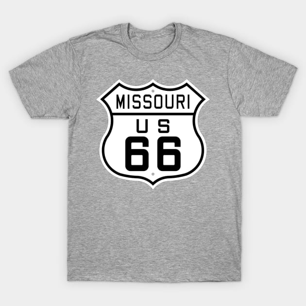 Missouri Route 66 T-Shirt by ianscott76